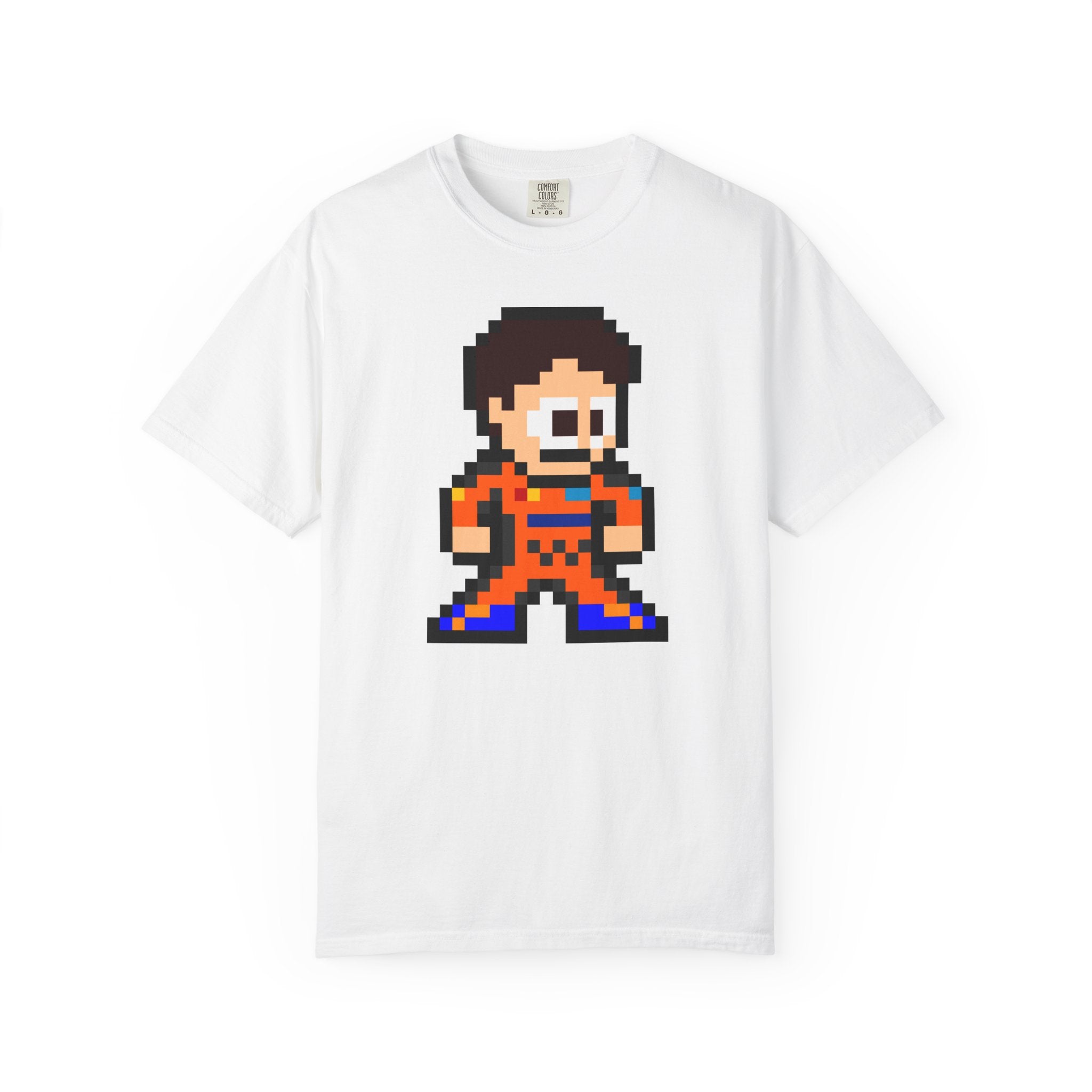 8-bit Oscar Piastri Adult Heavyweight 100% Cotton T-shirt