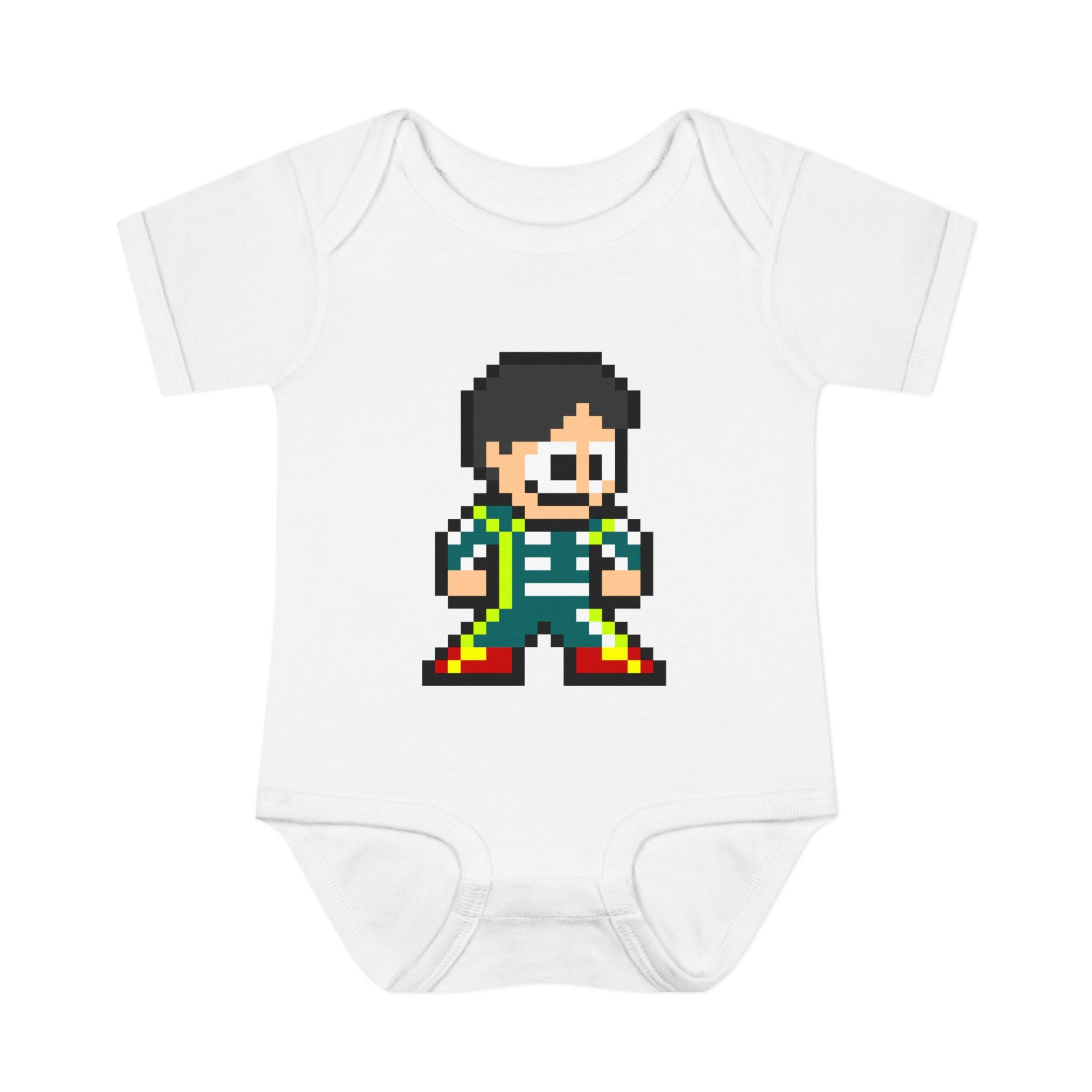8-bit Lance Stroll Baby Bodysuit
