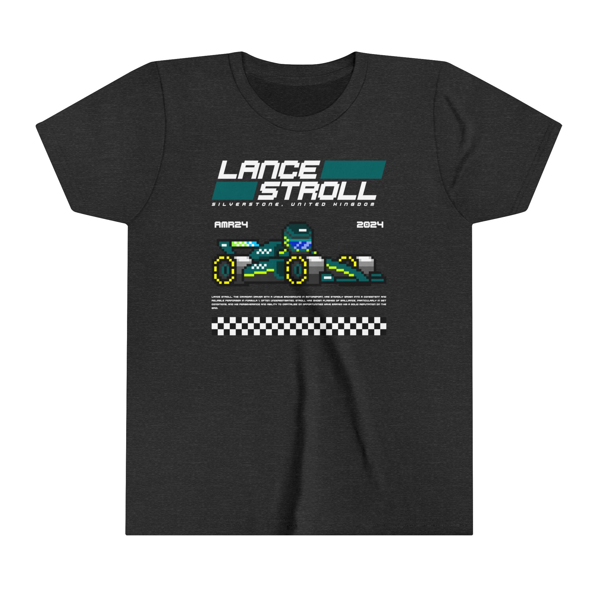 Lance Stroll 8-bit Team Youth T-shirt