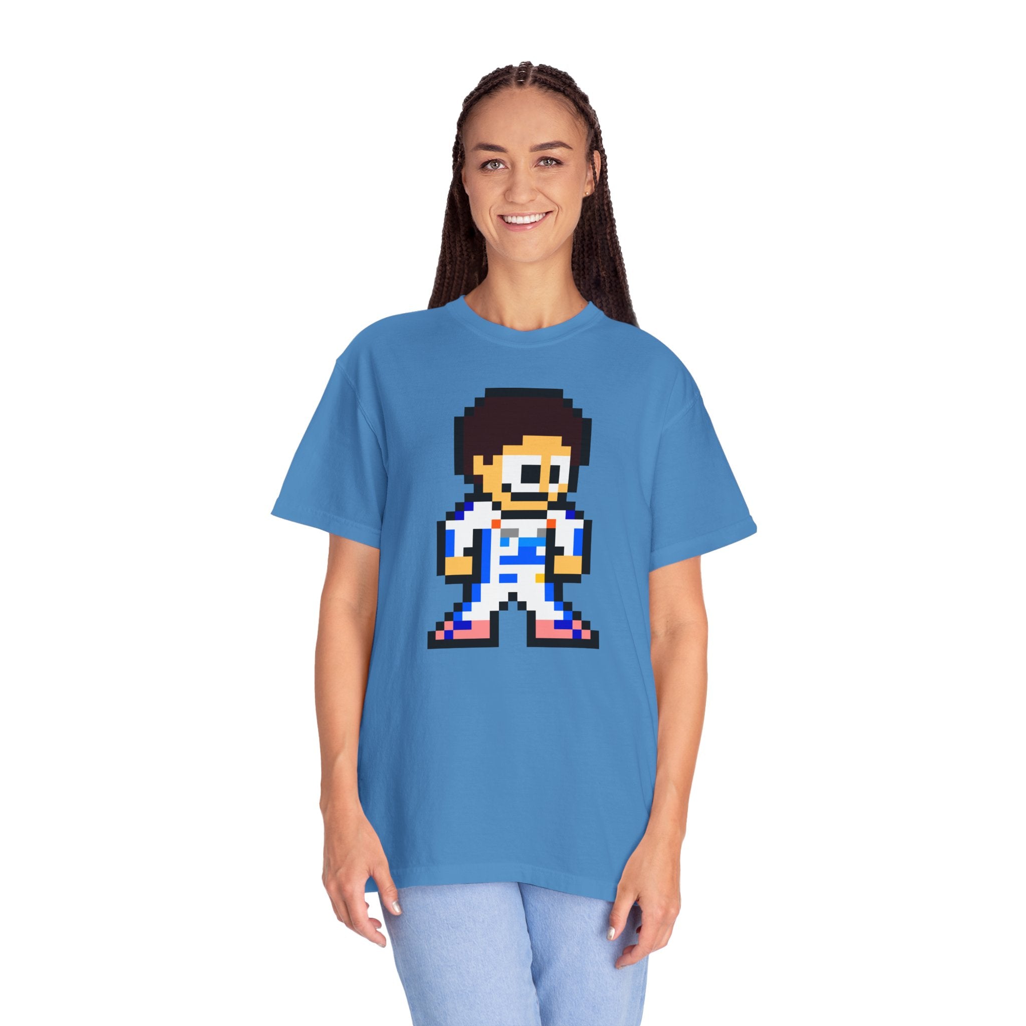 8-bit Alex Albon Adult Heavyweight 100% Cotton T-shirt