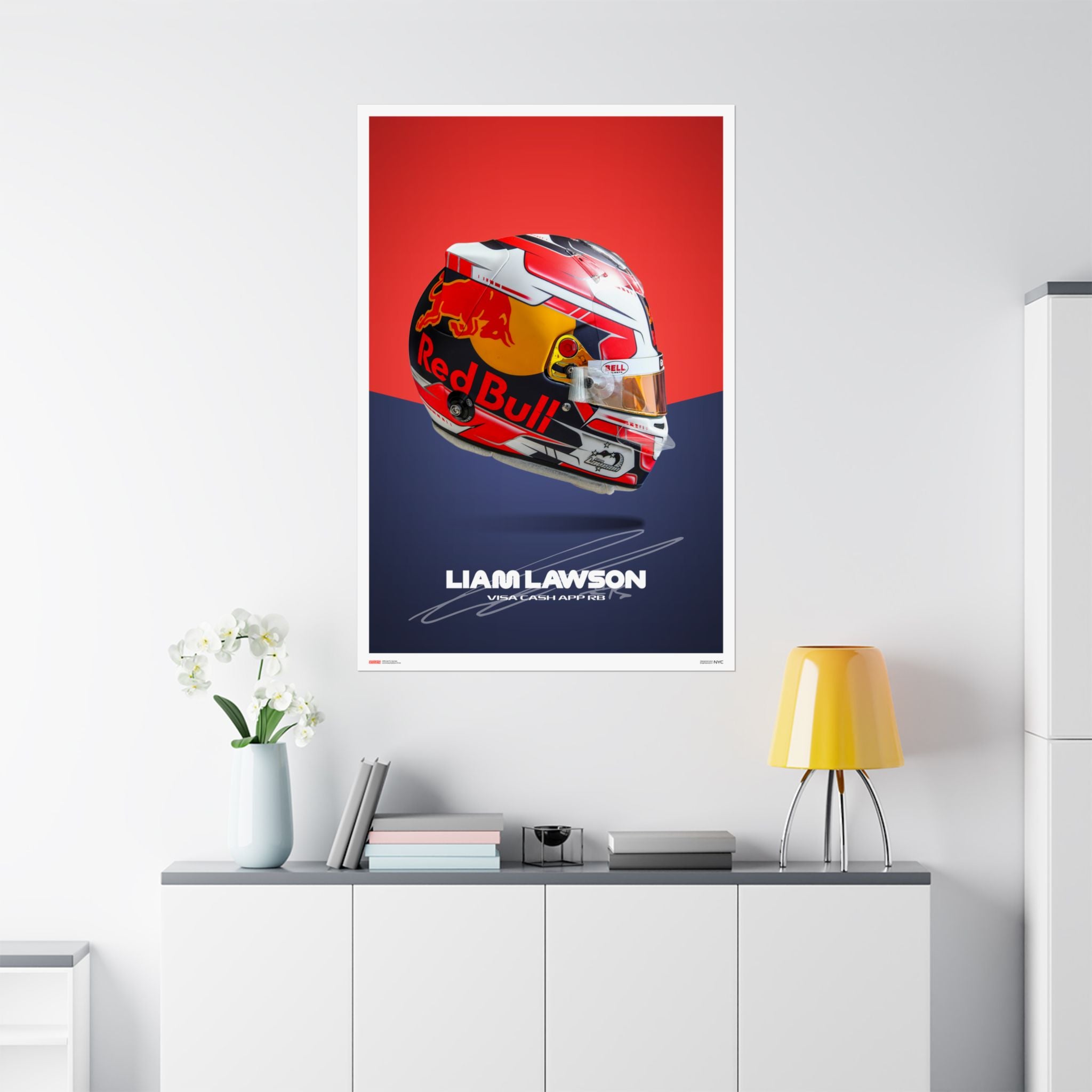 Liam Lawson Signature Poster