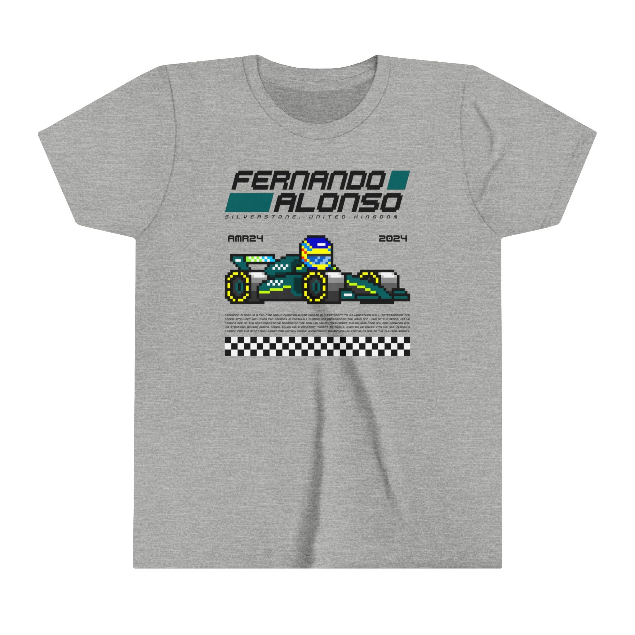 Fernando Alonso 8-bit Team Youth T-shirt