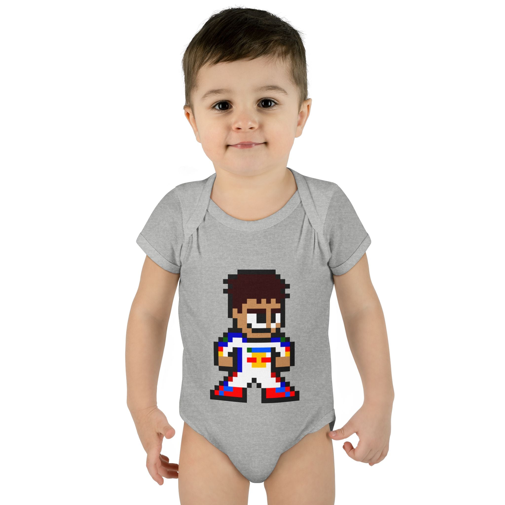 8-bit Arvid Lindblad Baby Bodysuit