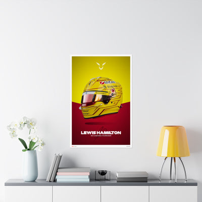 Lewis Hamilton Signature Poster