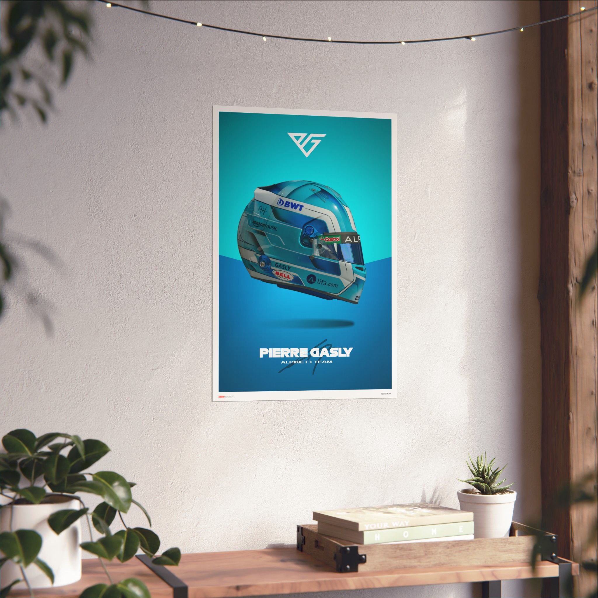 Pierre Gasly Signature Poster