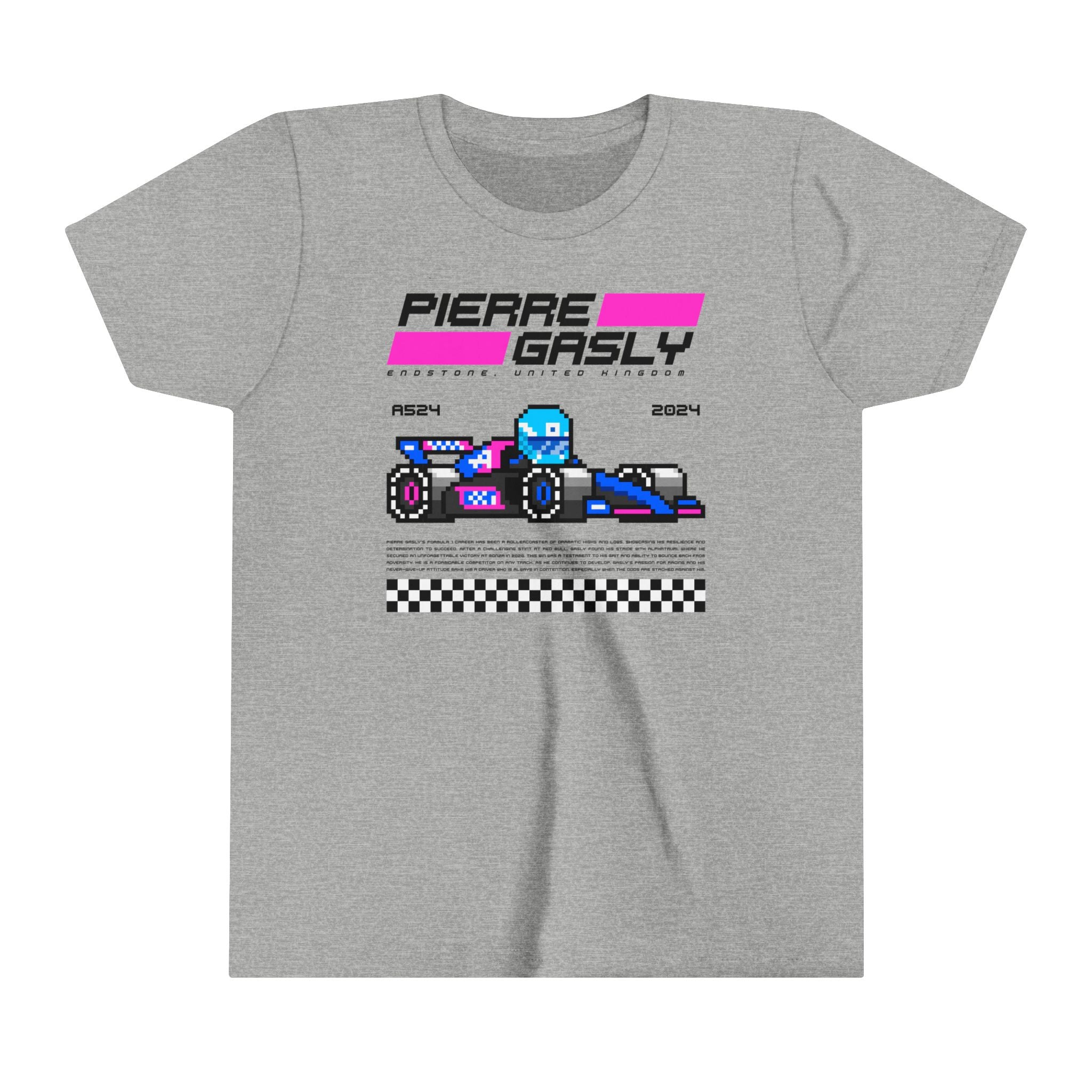 Pierre Gasly 8-bit Team Youth T-shirt