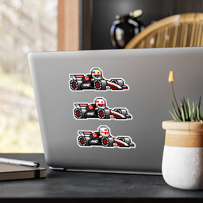 Haas 8-bit Vinyl Decal Stickers