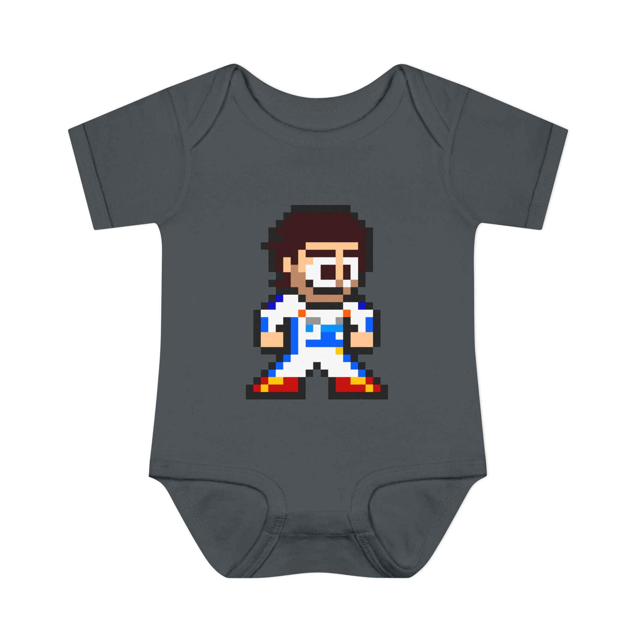 8-bit Carlos Sainz Baby Bodysuit