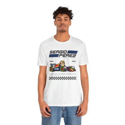 Sergio Perez 8-bit Team T-shirt