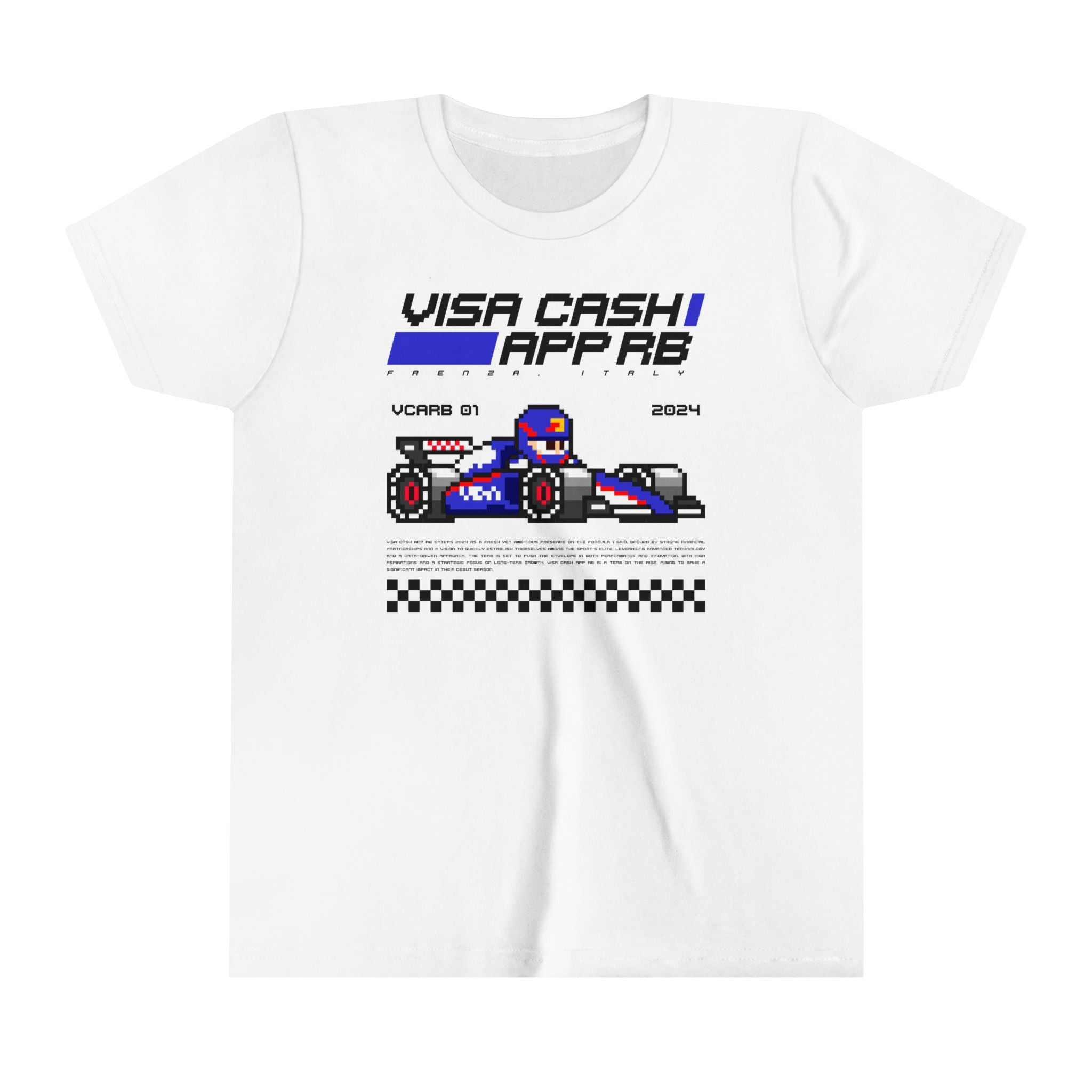 Visa Cash App RB 8-bit Team Youth T-shirt