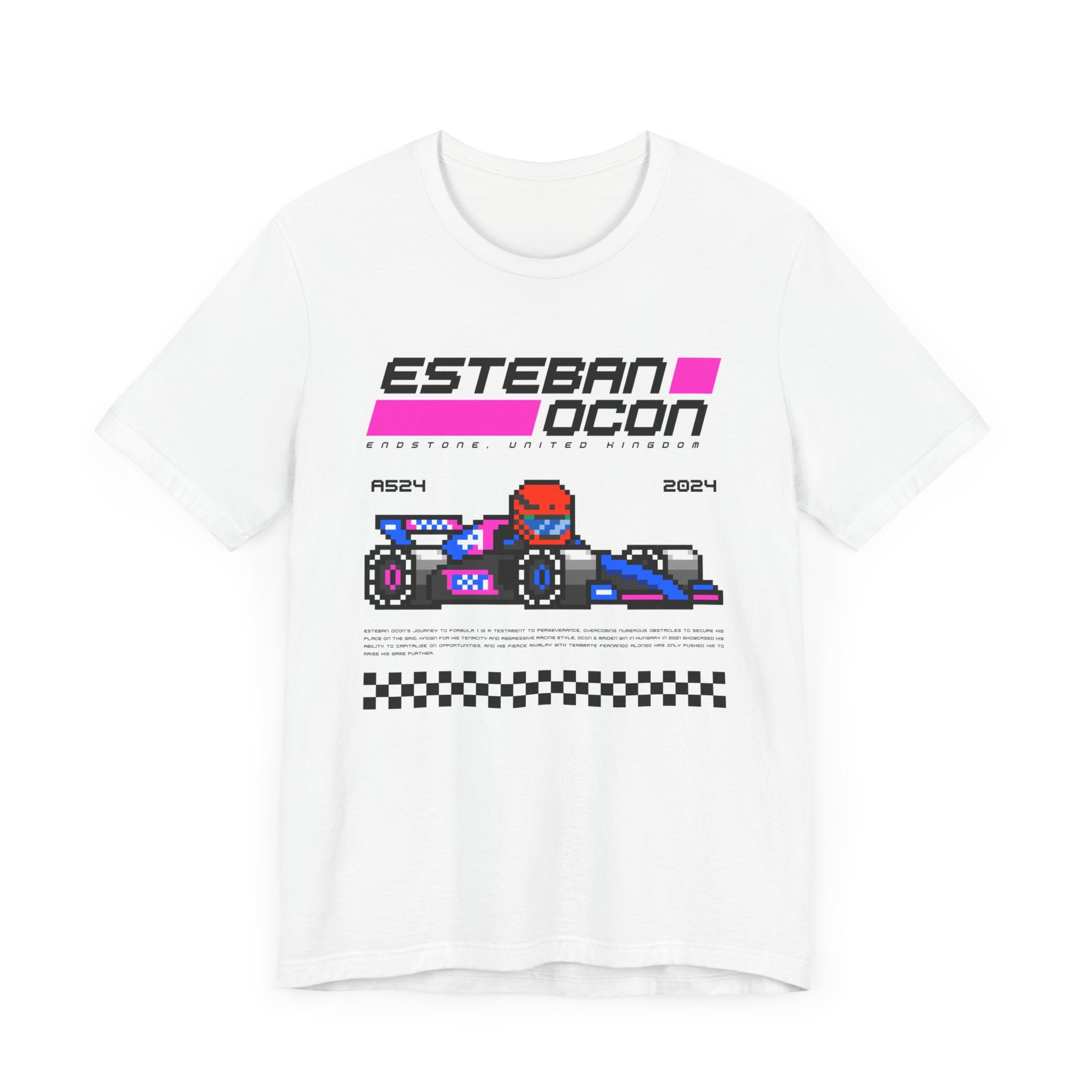 Esteban Ocon 8-bit Team T-shirt