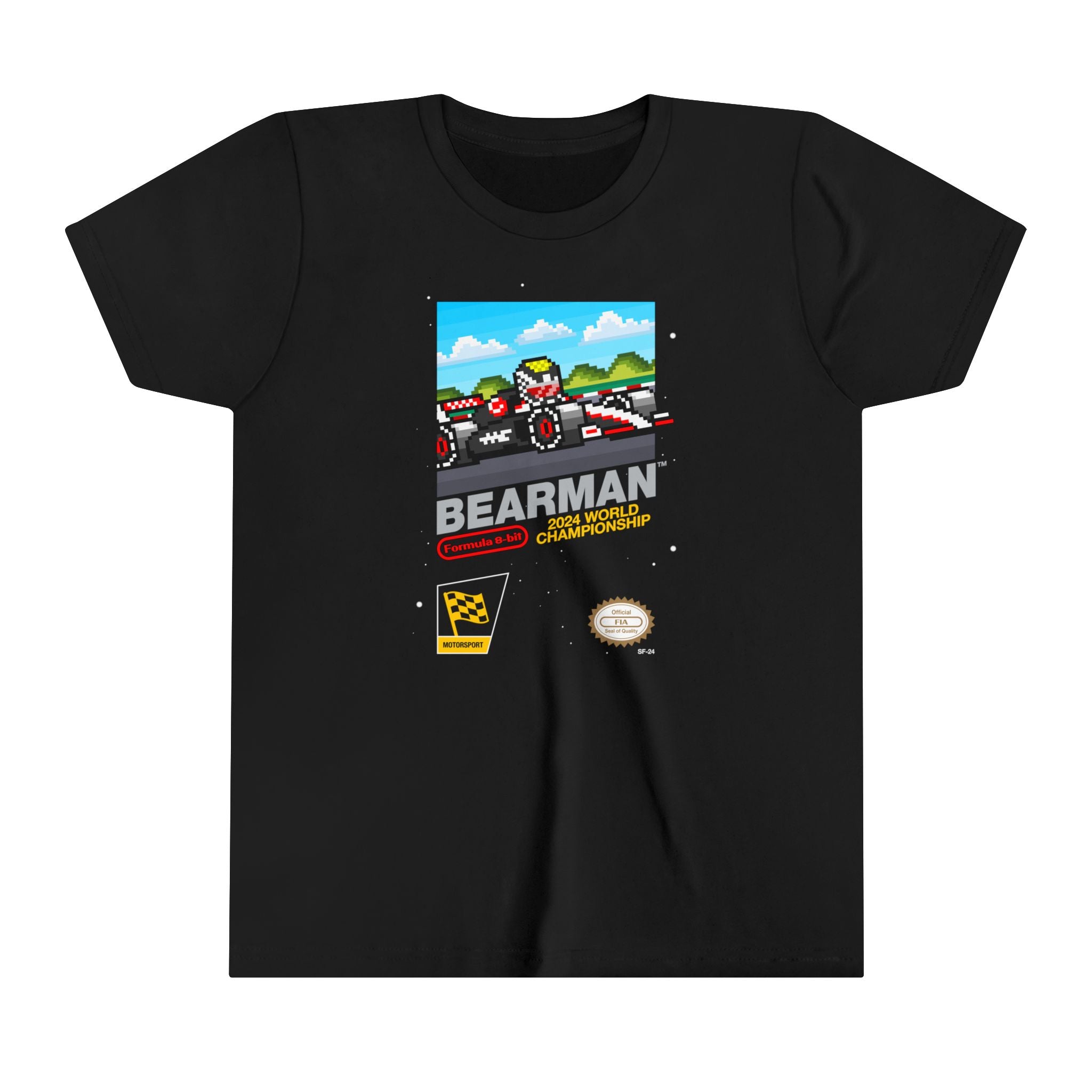 Bearman 8-bit Game Youth T-shirt