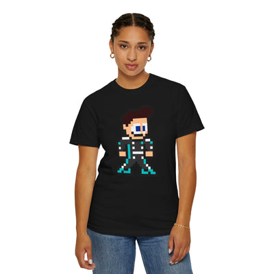 8-bit George Russell Adult Heavyweight 100% Cotton T-shirt