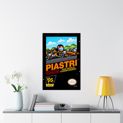 Piastri 8-bit Game Poster
