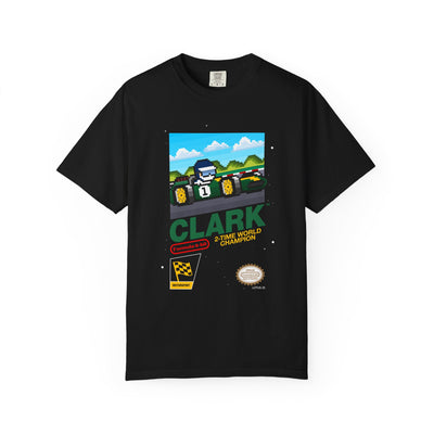 Clark 8-bit Game Adult Heavyweight 100% Cotton T-shirt