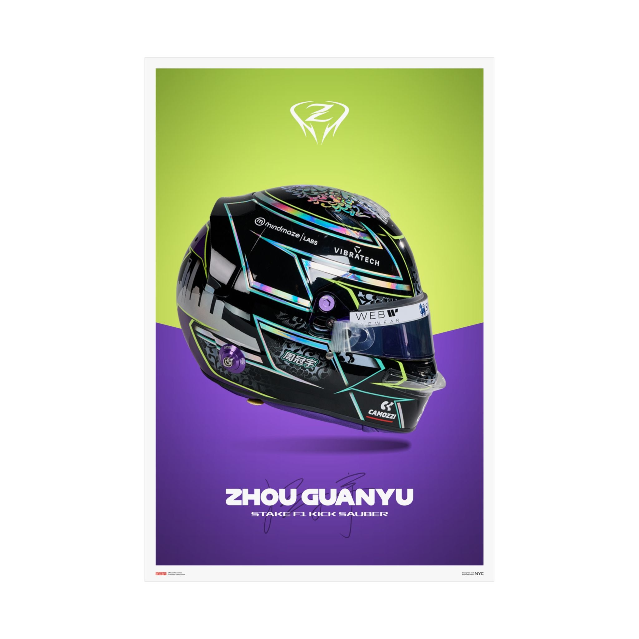 Zhou Guanyu Signature Poster