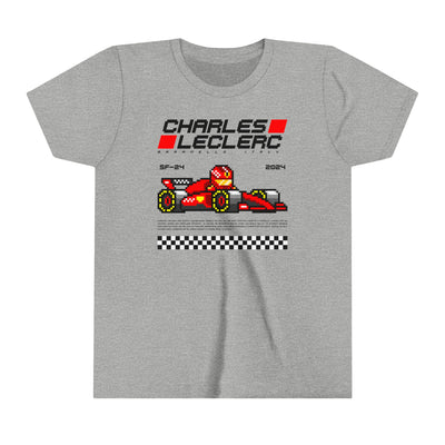 Charles Leclerc 8-bit Team Youth T-shirt