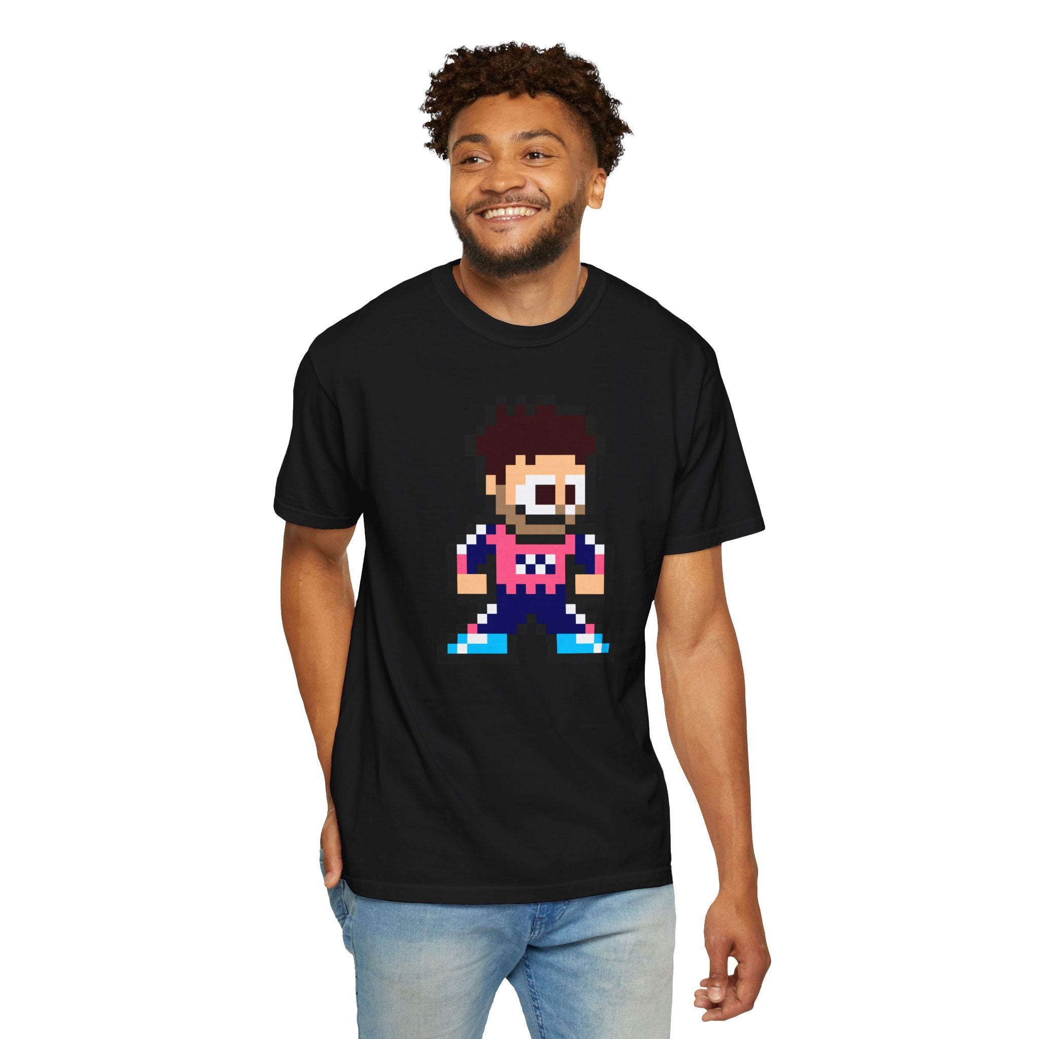 8-bit Franco Colapinto Adult Heavyweight 100% Cotton T-shirt