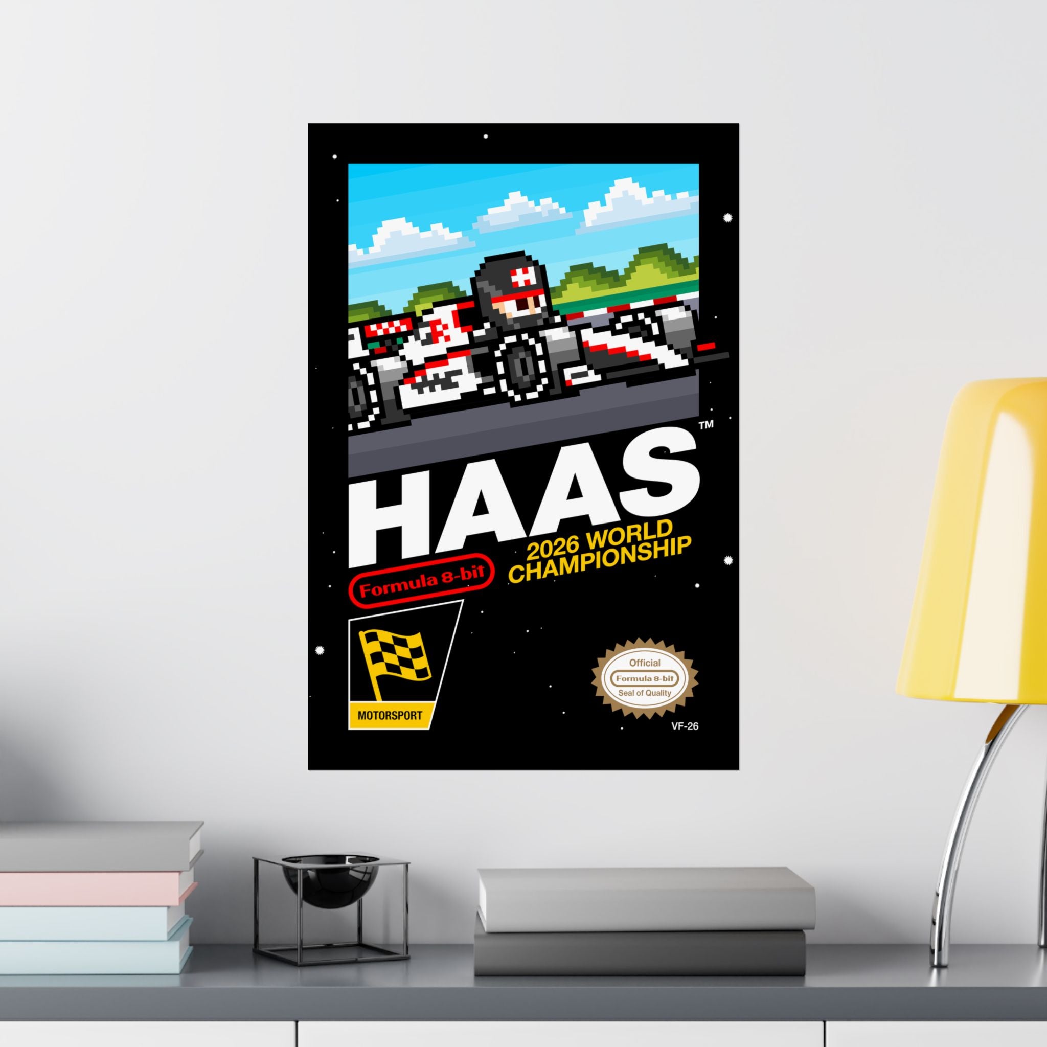 Haas 8-bit Game Poster