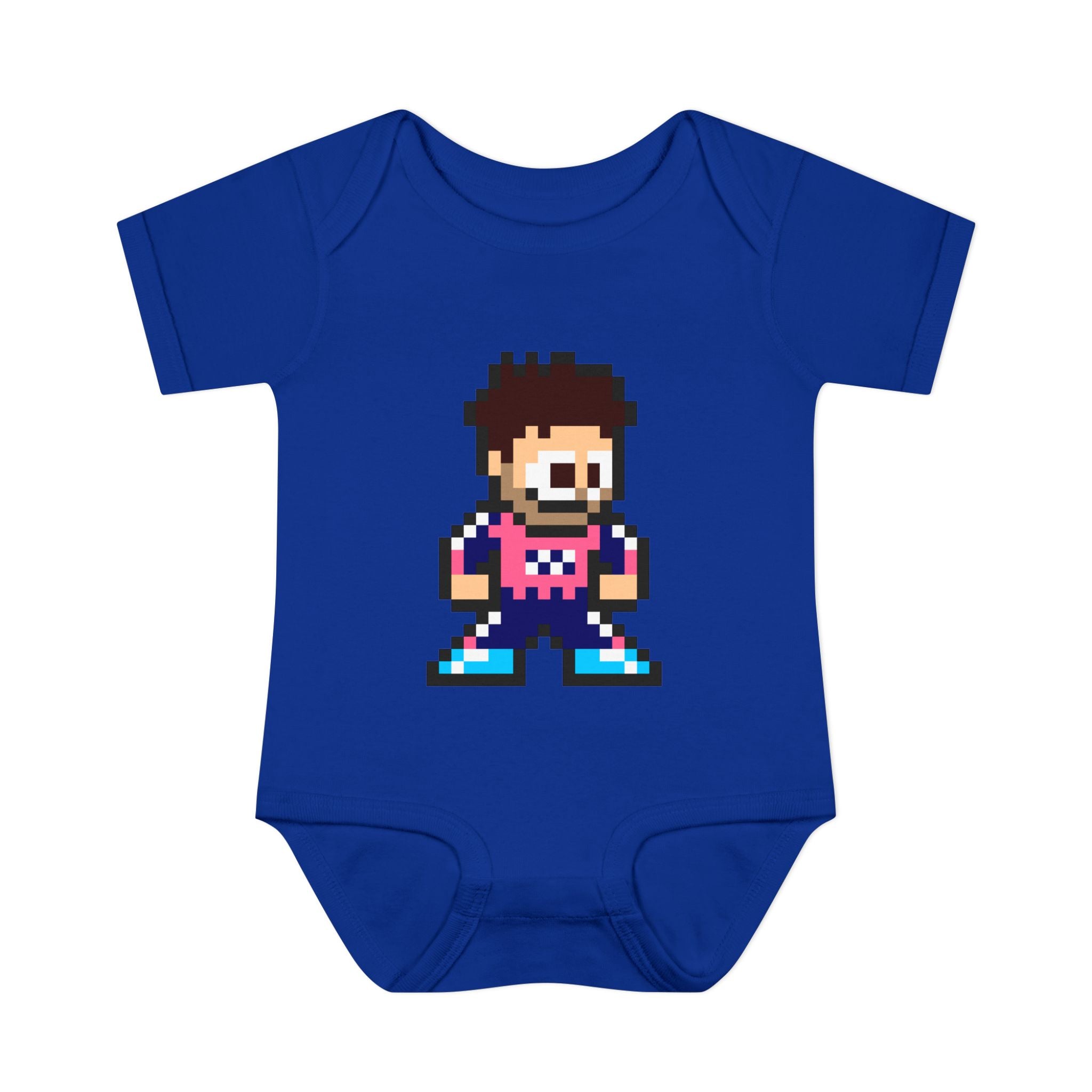 8-bit Franco Colapinto Baby Bodysuit