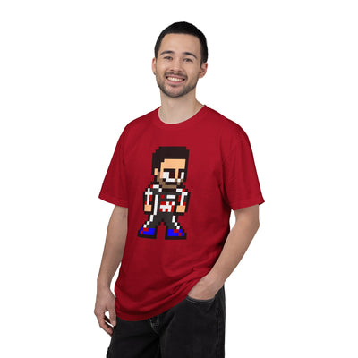 8-bit Esteban Ocon Adult Heavyweight 100% Cotton T-shirt