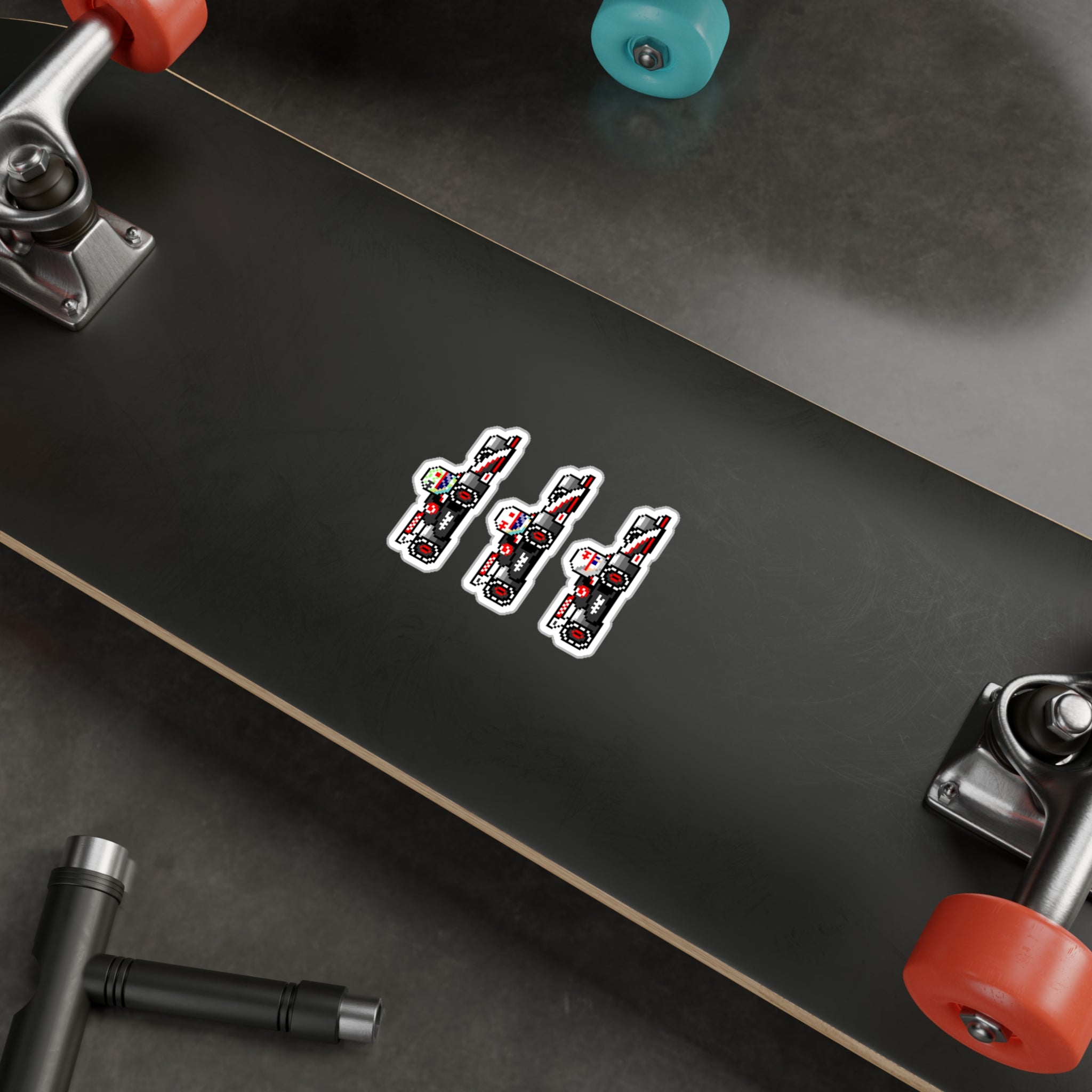 Haas 8-bit Vinyl Decal Stickers