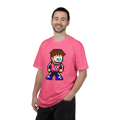 8-bit Pierre Gasly Adult Heavyweight 100% Cotton T-shirt