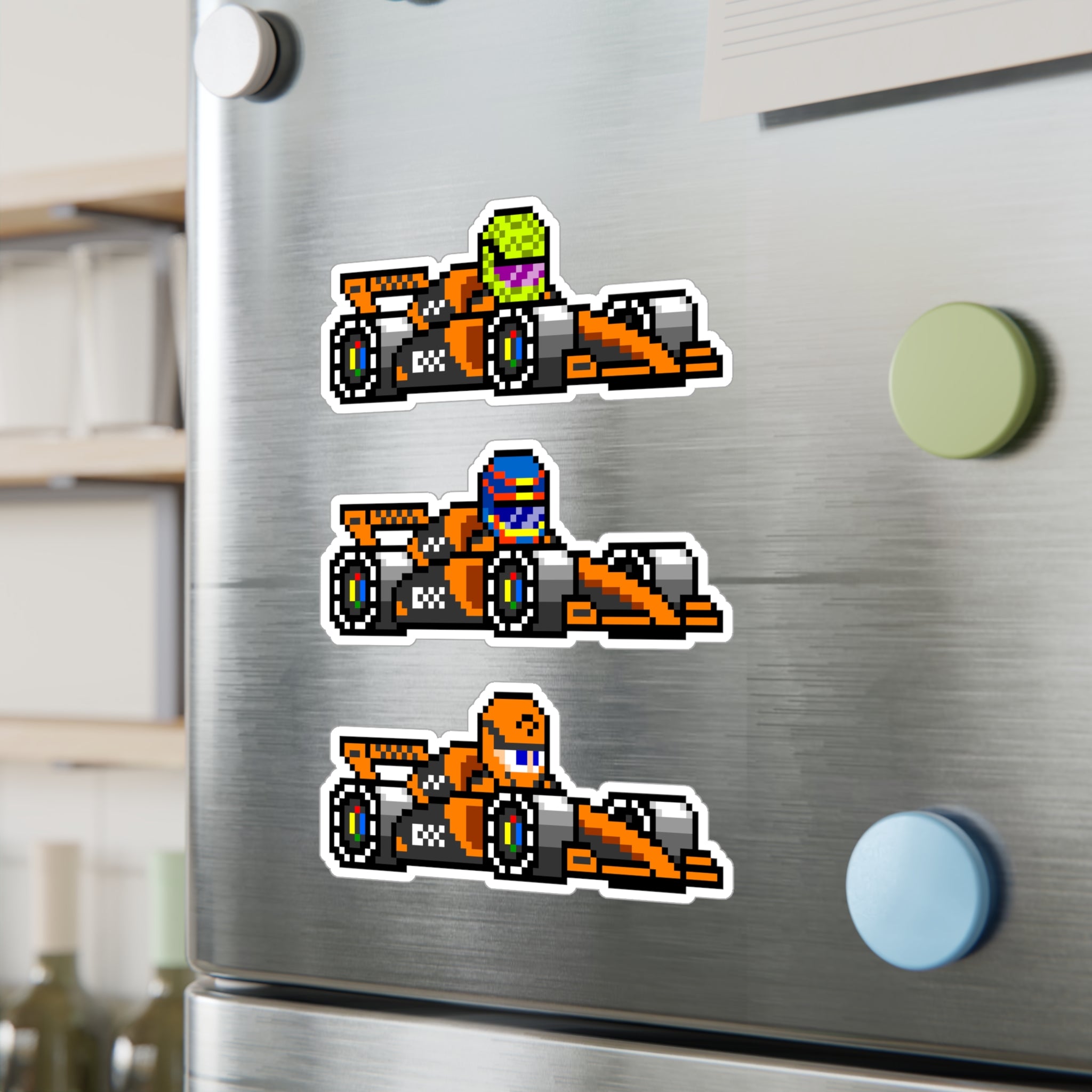 McLaren 8-bit Vinyl Decal Stickers