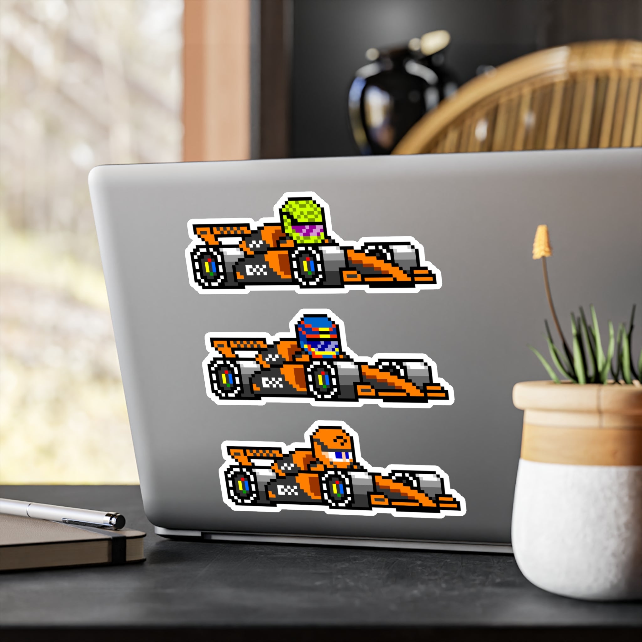 McLaren 8-bit Vinyl Decal Stickers