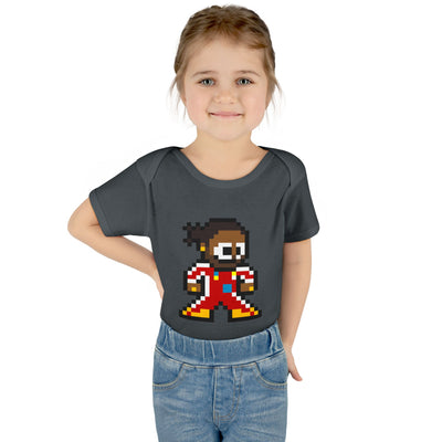 8-bit Lewis Hamilton Baby Bodysuit