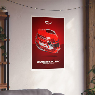 Charles Leclerc Signature Poster