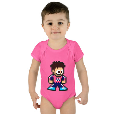 8-bit Franco Colapinto Baby Bodysuit