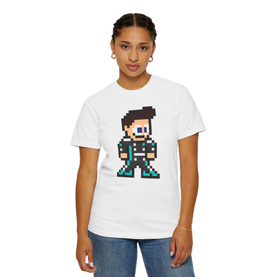 8-bit George Russell Adult Heavyweight 100% Cotton T-shirt