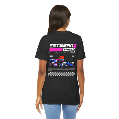 Esteban Ocon 8-bit Team T-shirt