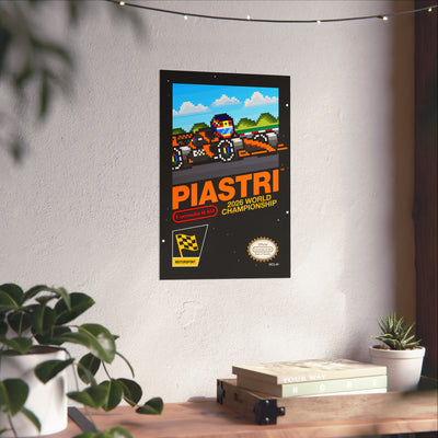 Piastri 8-bit Game Poster