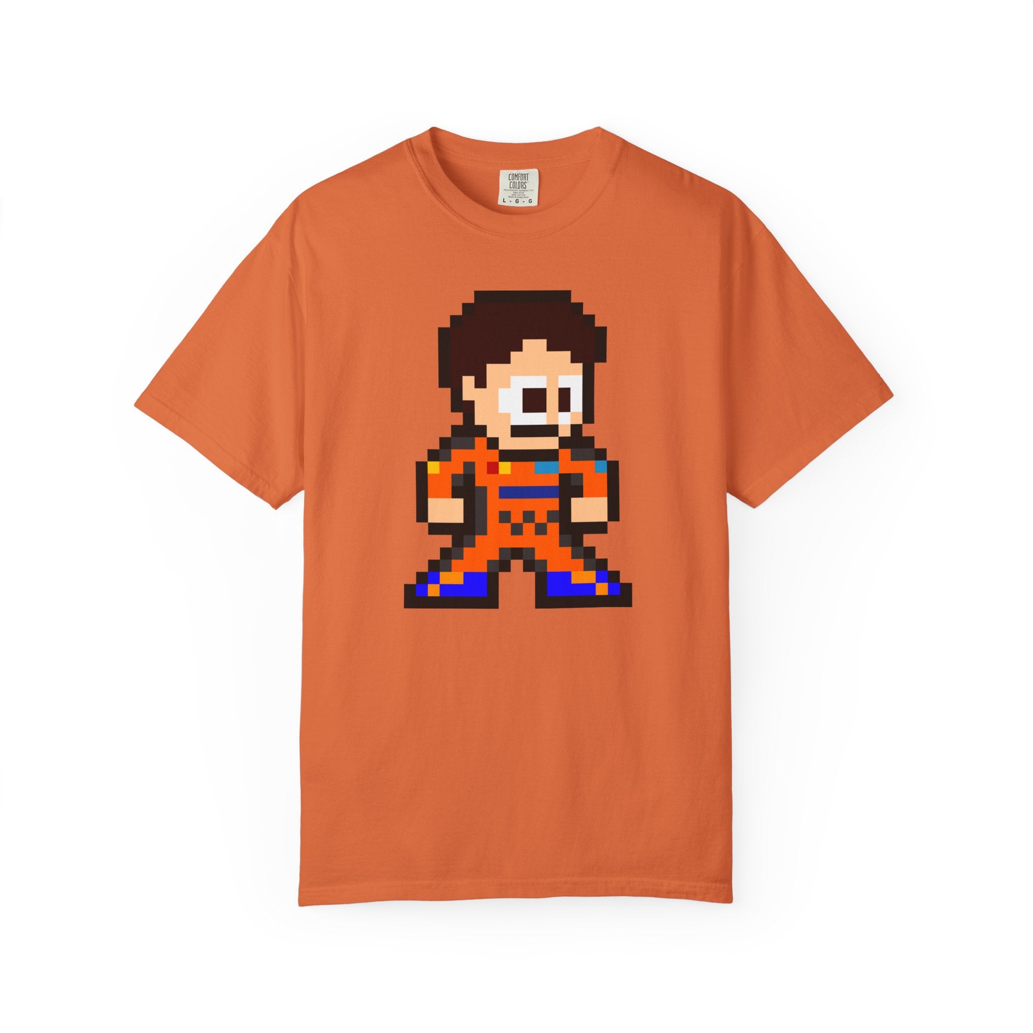 8-bit Oscar Piastri Adult Heavyweight 100% Cotton T-shirt