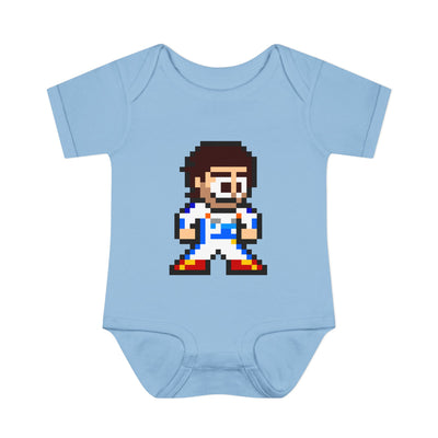 8-bit Carlos Sainz Baby Bodysuit