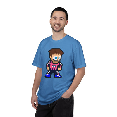 8-bit Pierre Gasly Adult Heavyweight 100% Cotton T-shirt