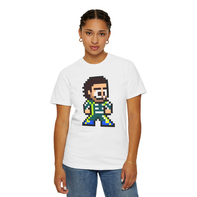 8-bit Fernando Alonso Adult Heavyweight 100% Cotton T-shirt