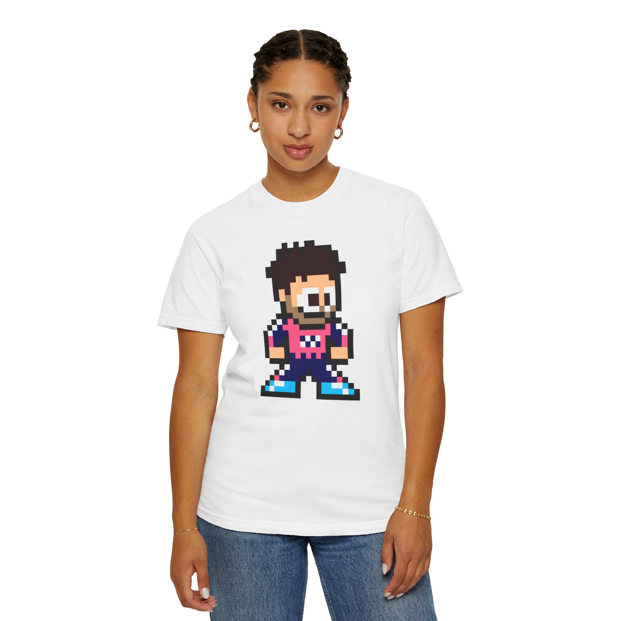 8-bit Franco Colapinto Adult Heavyweight 100% Cotton T-shirt