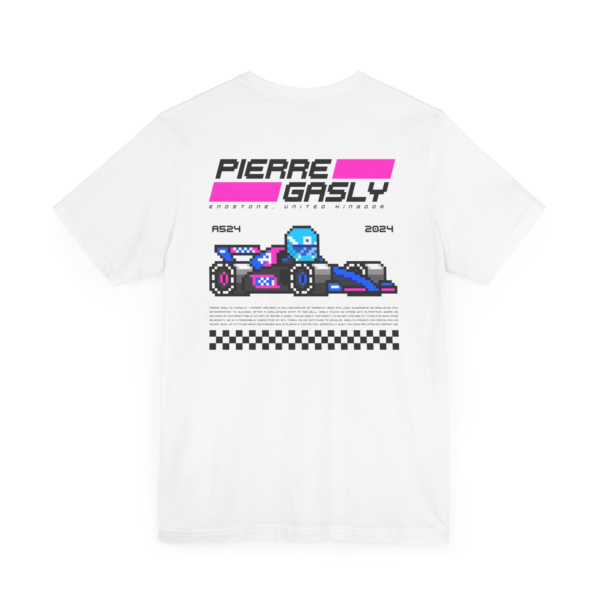 Pierre Gasly 8-bit Team T-shirt