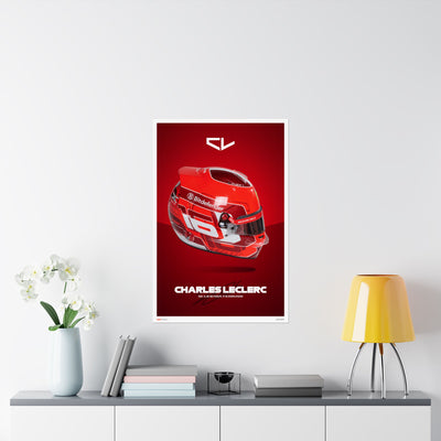 Charles Leclerc Signature Poster