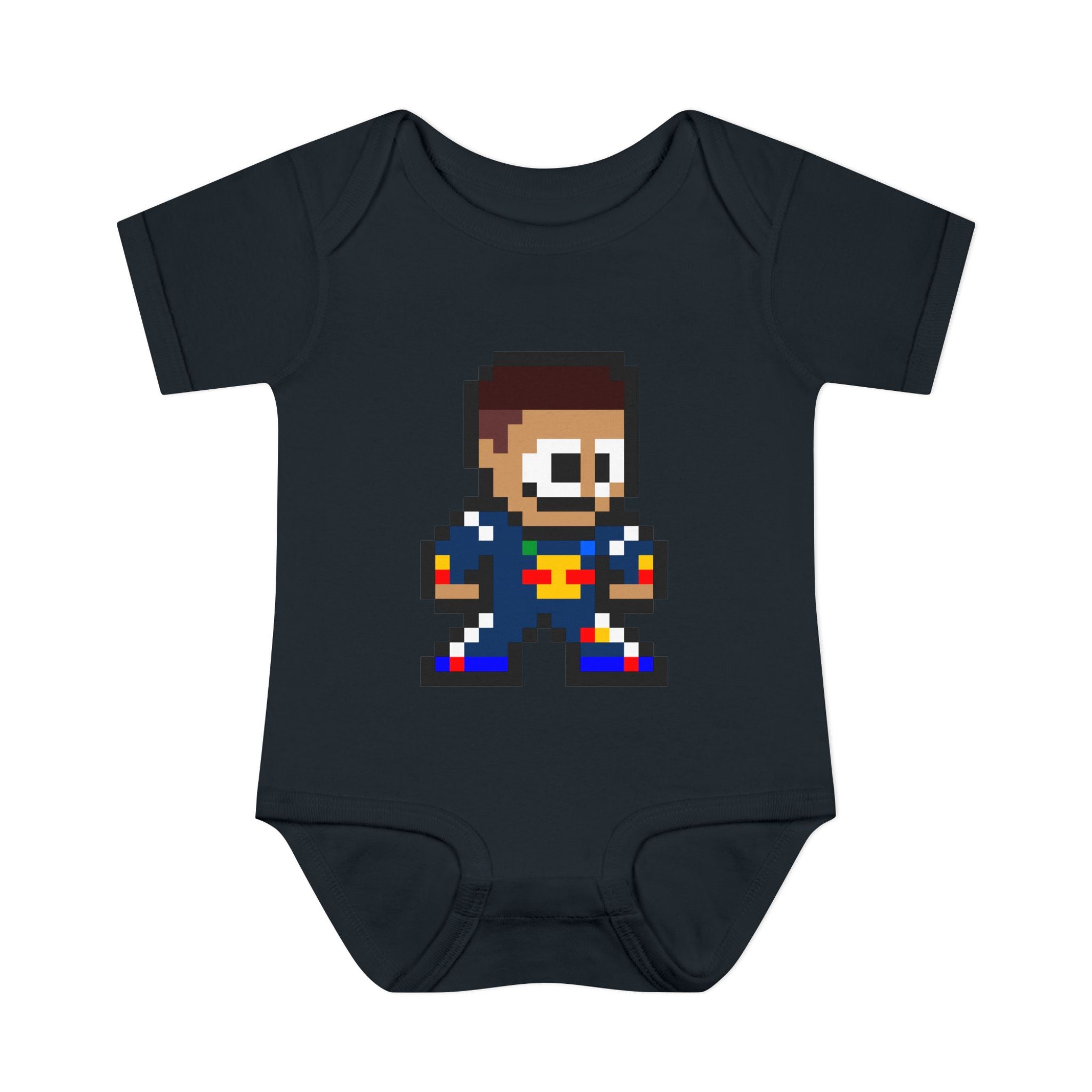 8-bit Isack Hadjar Baby Bodysuit