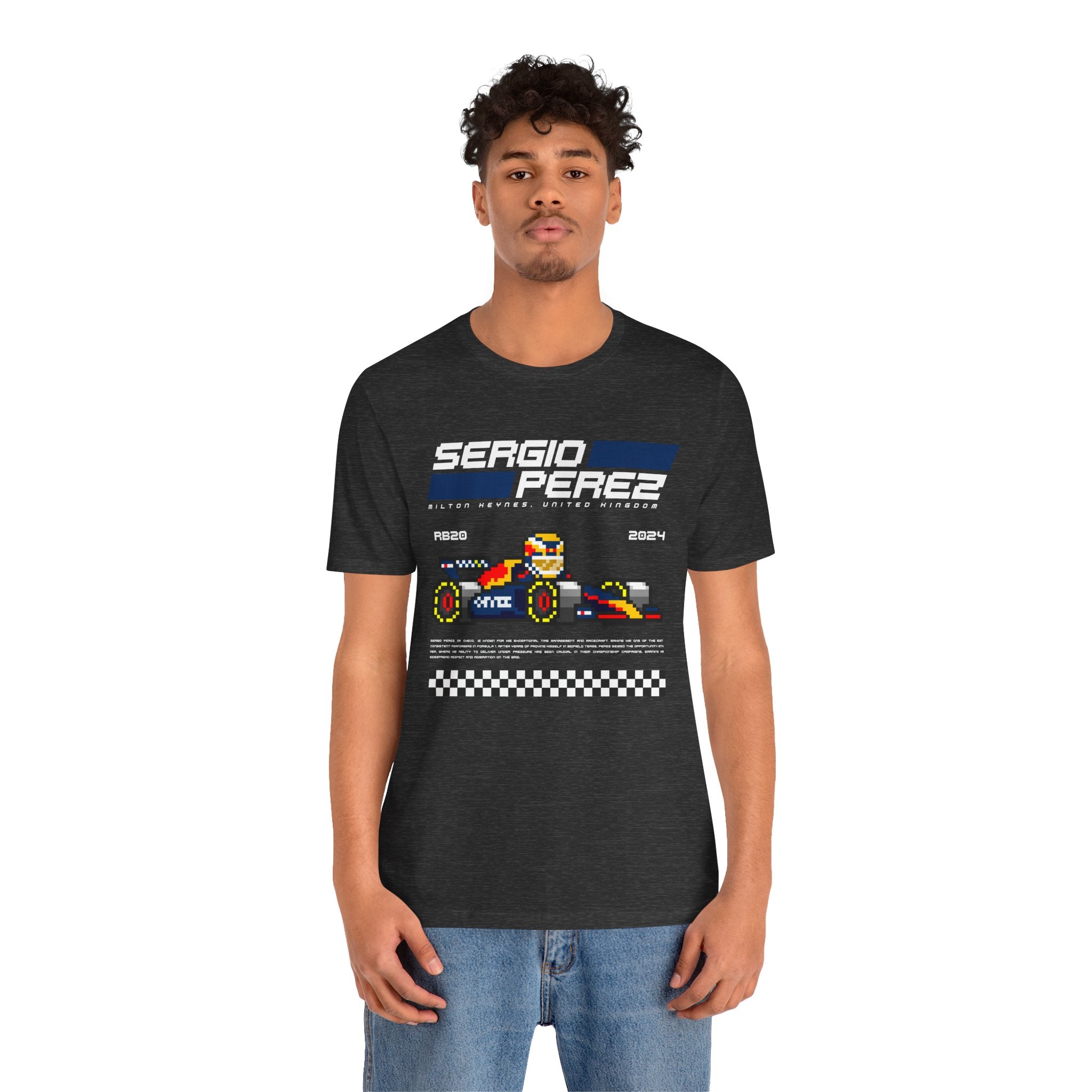 Sergio Perez 8-bit Team T-shirt