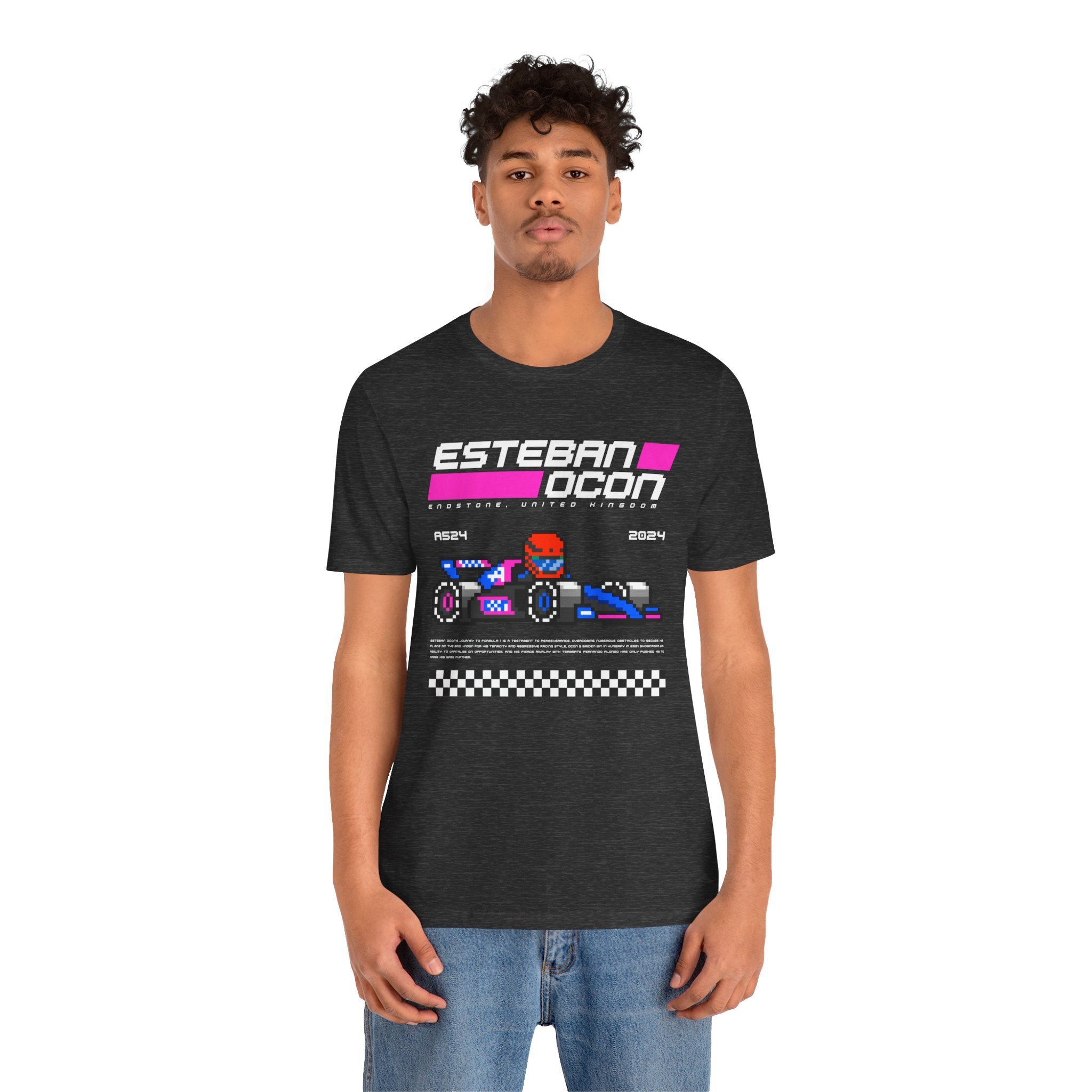 Esteban Ocon 8-bit Team T-shirt