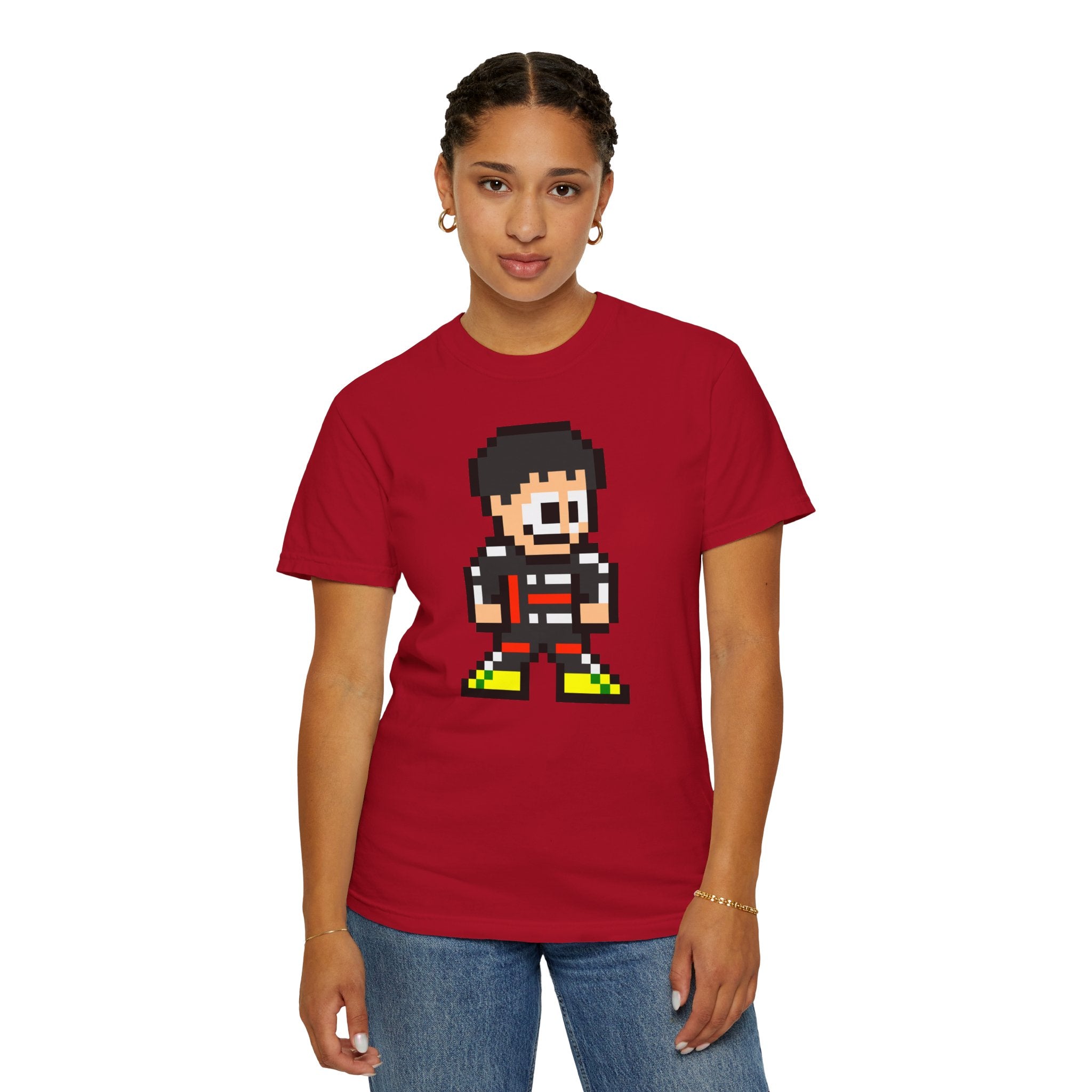8-bit Gabriel Bortoleto Adult Heavyweight 100% Cotton T-shirt