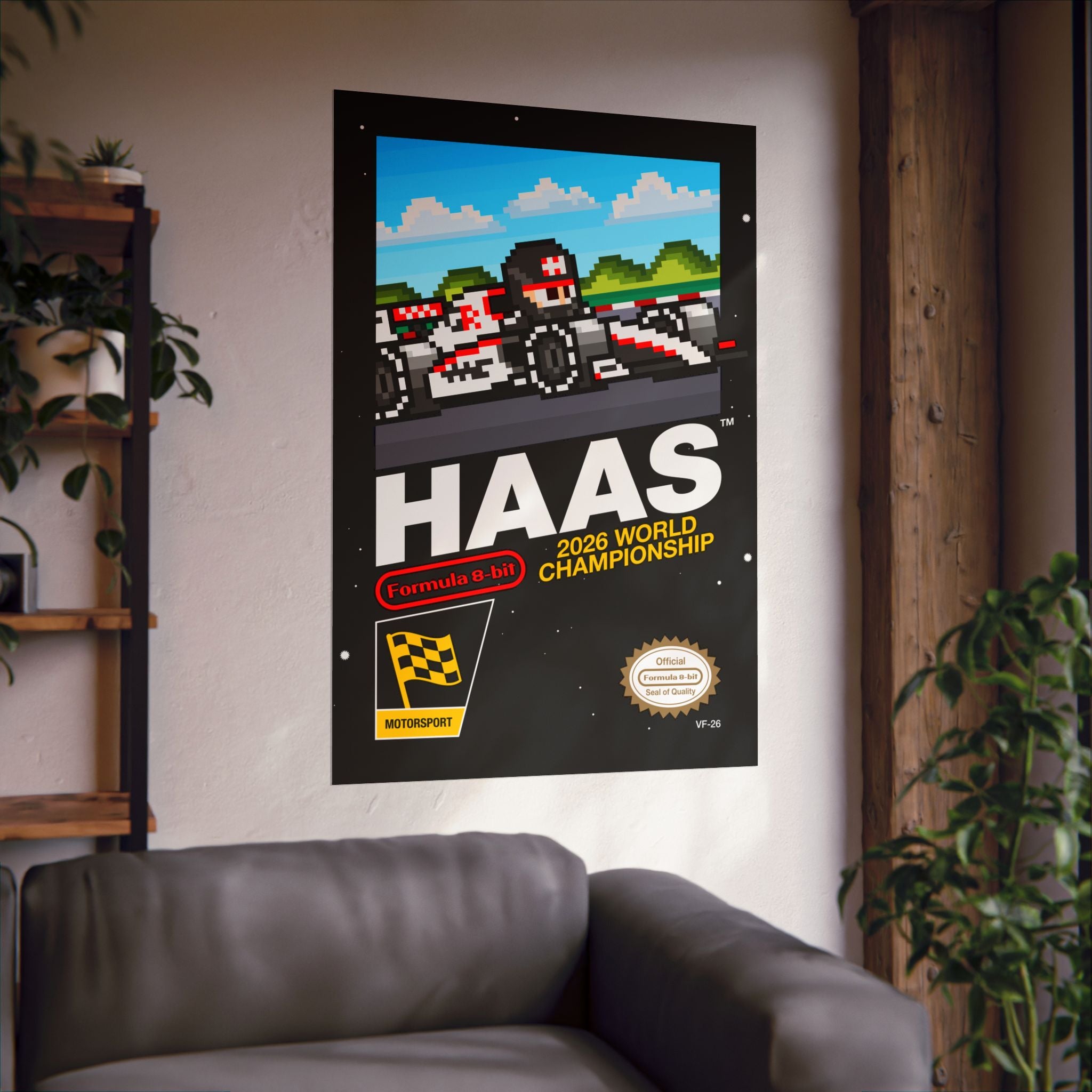 Haas 8-bit Game Poster
