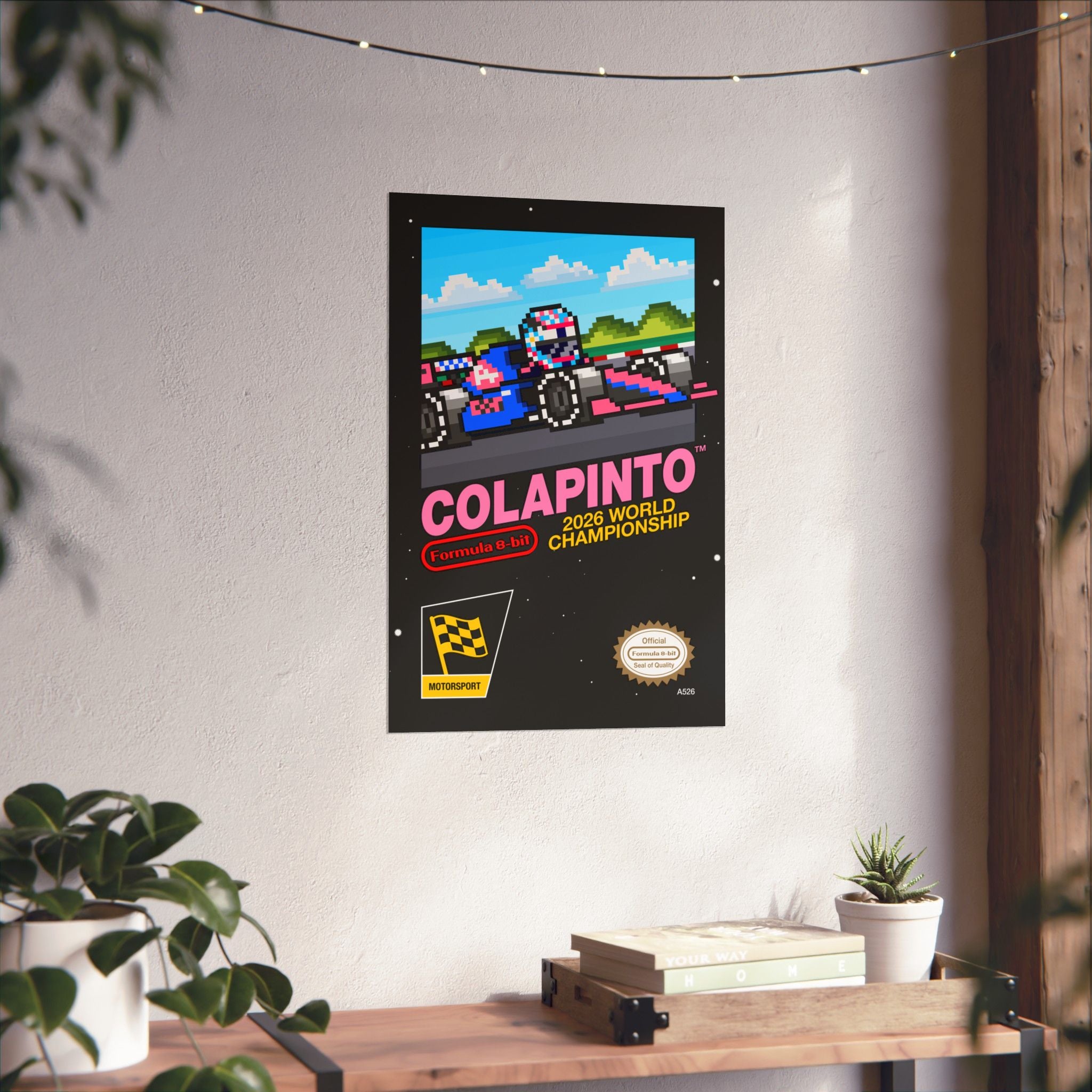 Colapinto 8-bit Game Poster