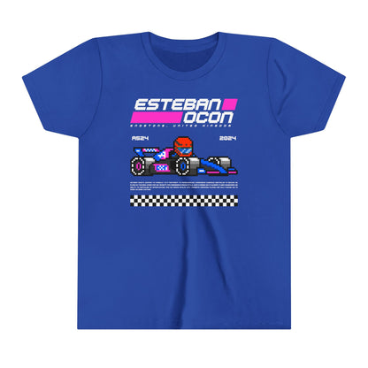 Esteban Ocon 8-bit Team Youth T-shirt