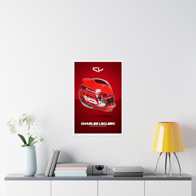 Charles Leclerc Signature Poster